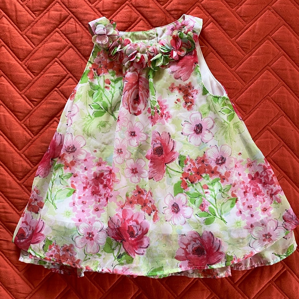 NWOT Floral toddler dress 🌺 super soft!